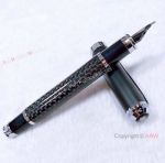AAA Grade Copy Mont Blanc Carbon Barrel Fountain Pen New Style